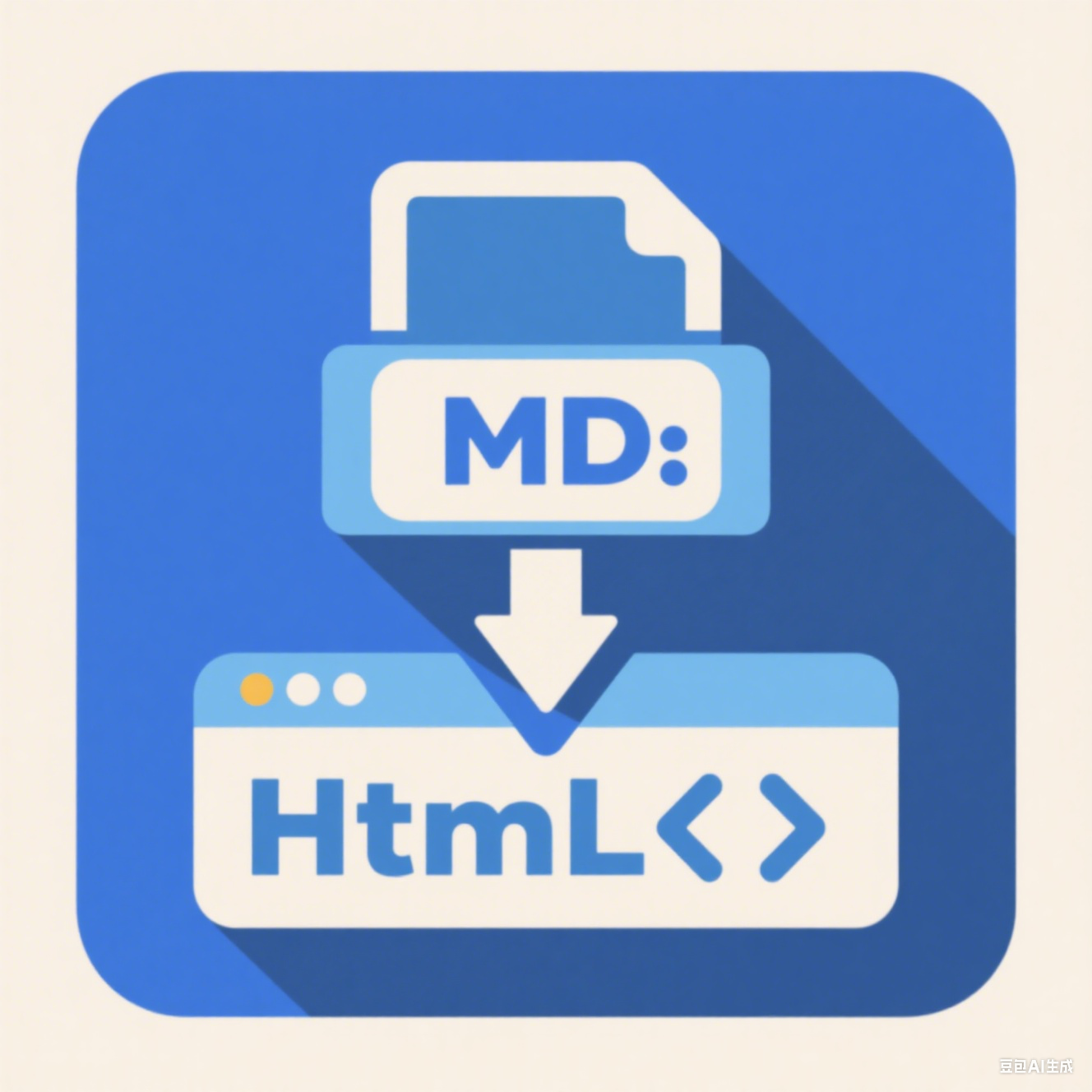 Md转html工具图标